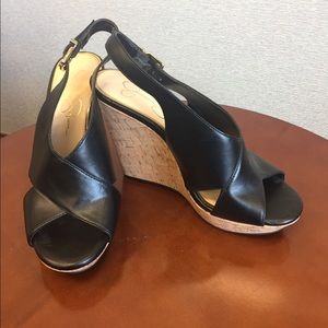 👠👠Jessica Simpson Black Wedges👠👠
