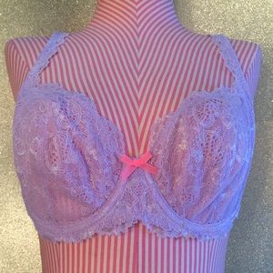 Victoria's Secret shimmery purple unlined Demi