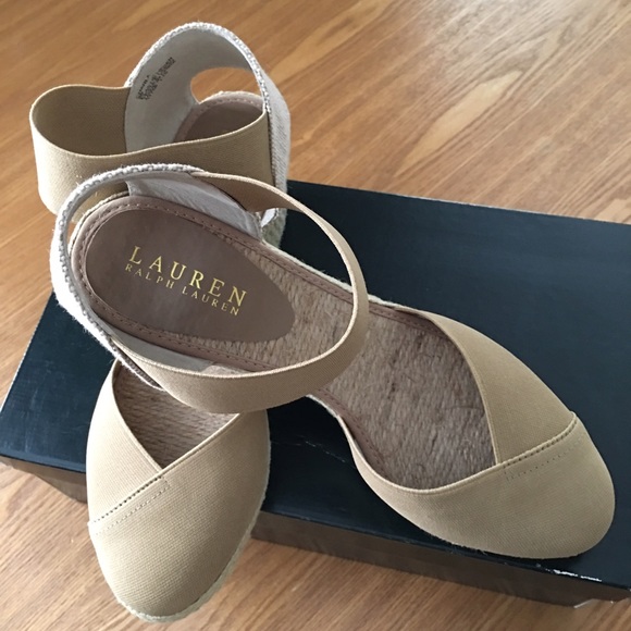 New "Lauren Ralph Lauren" Wedge shoes