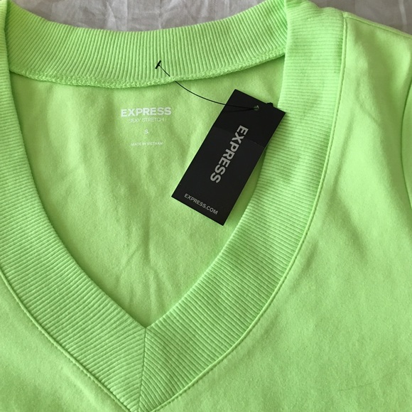 Two Sexy Stretchy Tops & Lime Green And Hot Pink - Picture 3 of 4