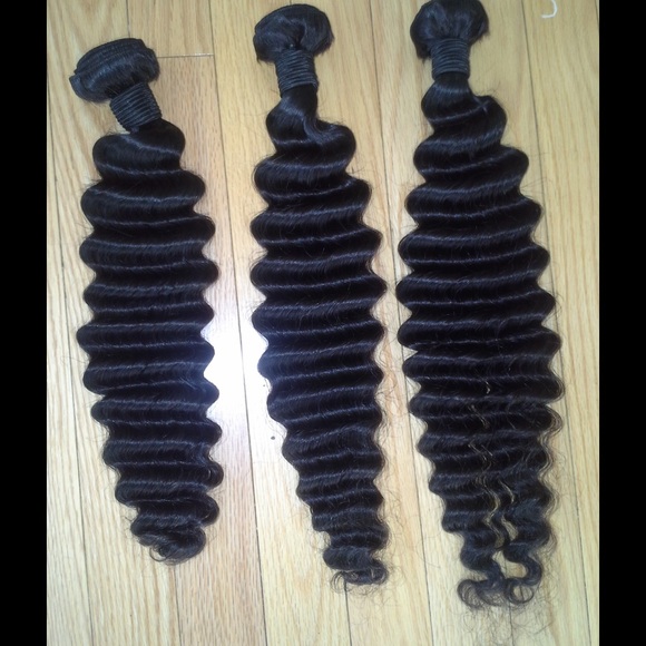 ✨LUXURY DEEP WAVE BRAZILIAN HAIR BUNDLE + FRONTAL✨