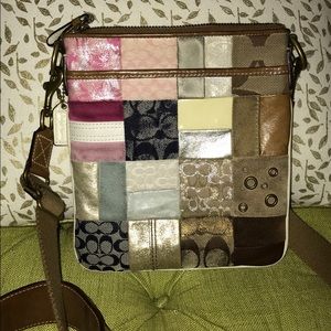 Coach crossbody in patchwork