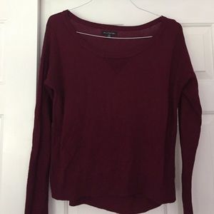 American Eagle Outfitters Plum Sweater