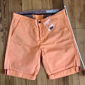 NWT CHINO by BEN SHERMAN Orange shorts
