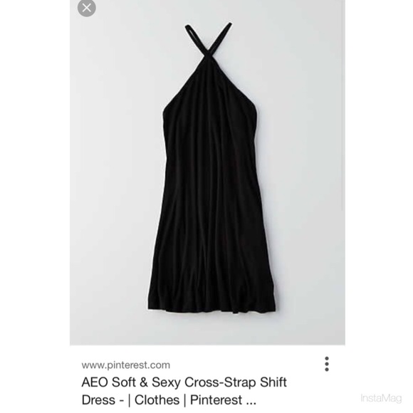 AEO soft and sexy cross-neck strappy mini dress - Picture 2 of 4