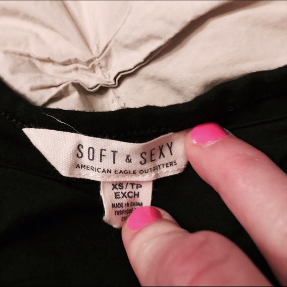 AEO soft and sexy cross-neck strappy mini dress - Picture 4 of 4