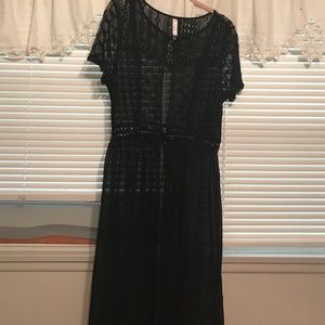 Floor length cover up for jeans or a dress!