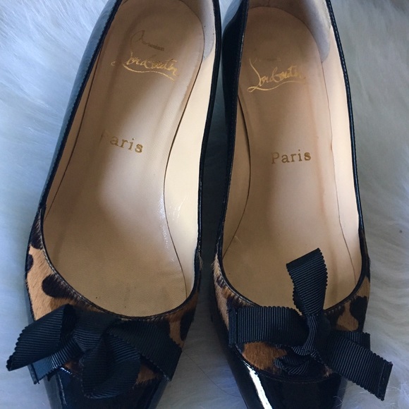 Christian Louboutin❣️ Leopard  Wedges***SOLD** - Picture 4 of 4