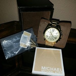 MICHAEL KORS GOLD WATCH BRADSHAW mk5605