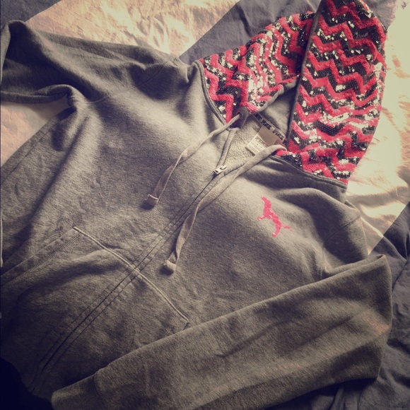Victoria's Secret Sequin Hoodie - Picture 1 of 2