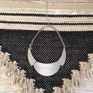 Silver H&M Plate Necklace