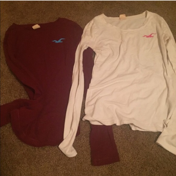 Long sleeve hollister shirts