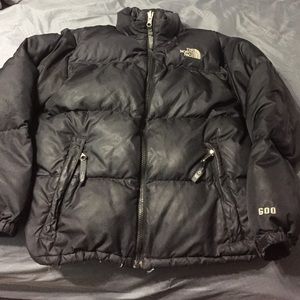 North face 600 puffer coat size M boys