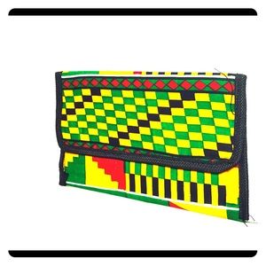 African print purse