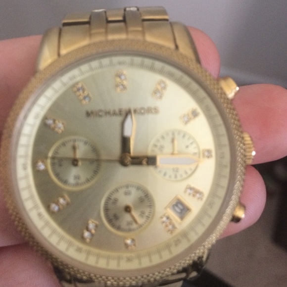 Gold Michael Kors watch