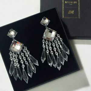 H & M x Balmain earrings