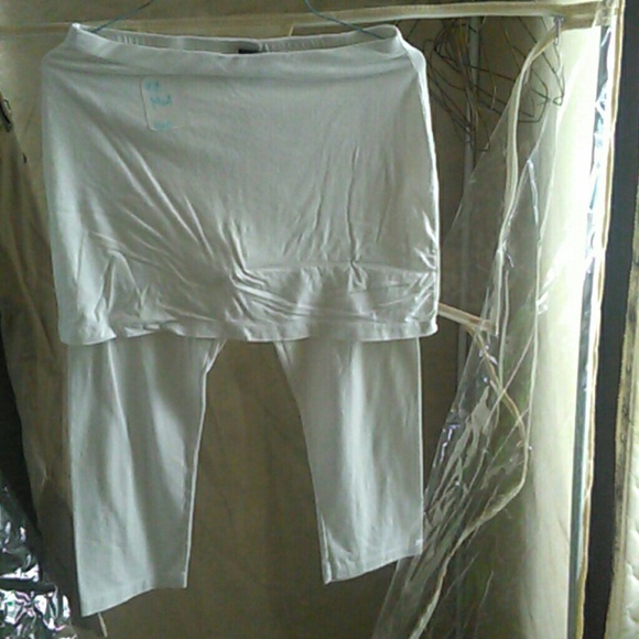 White PJ bottoms