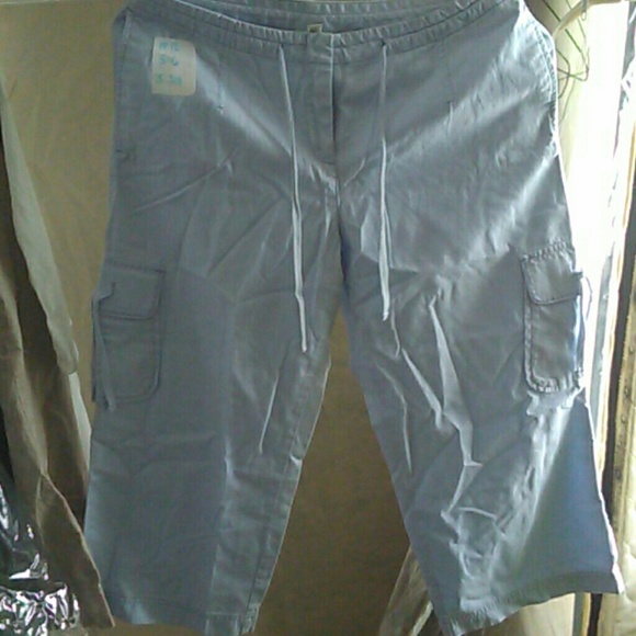 Blue capris