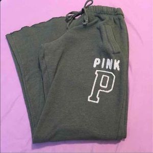 Green Victoria Secret boyfriend pants