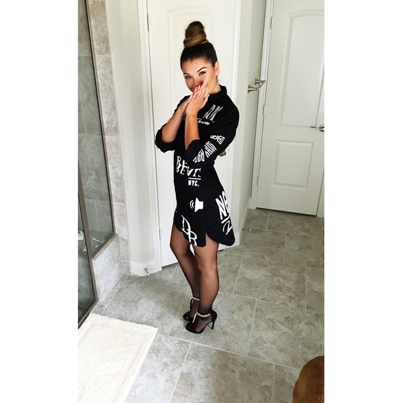 Over size shirt Street dress