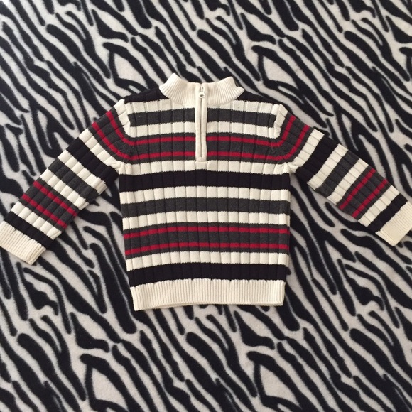 24 Month sweater with top zip & mock turtleneck