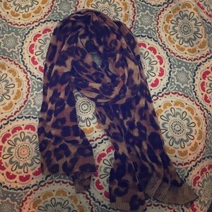Banana Republic Leopard Print Scarf