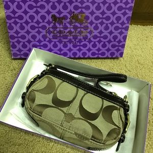 Small Coach purse, original packaging