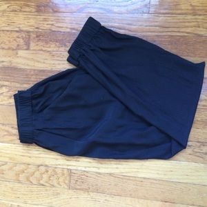 Anthropologie silk joggers