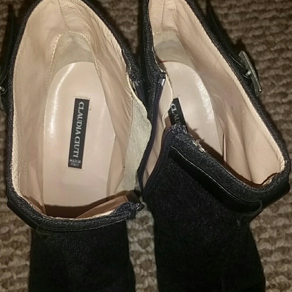 Claudia Ciuti | Shoes | Claudia Ciuti Real Leather N Wool  CLAUDIA CIUTI badazz booties made in Italy