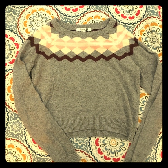 Printed Sweater