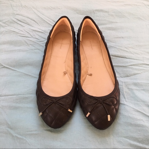 Zara Quilted Ballet Flat