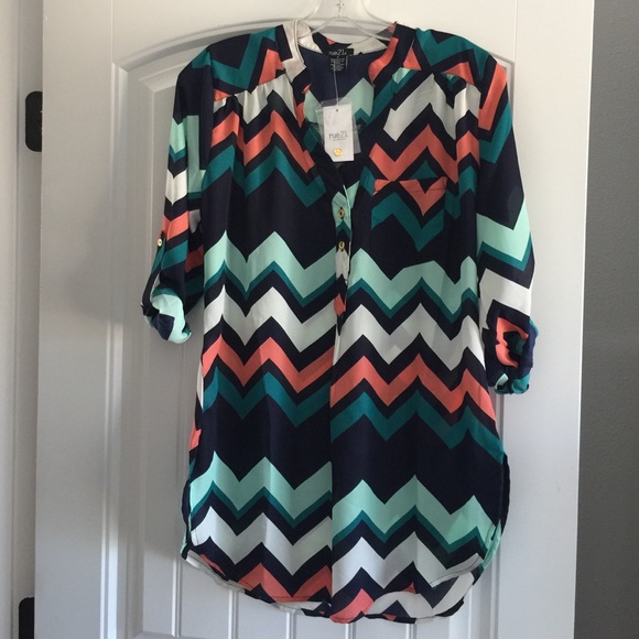 Rue 21 Chevron Top. Perfect for fall.