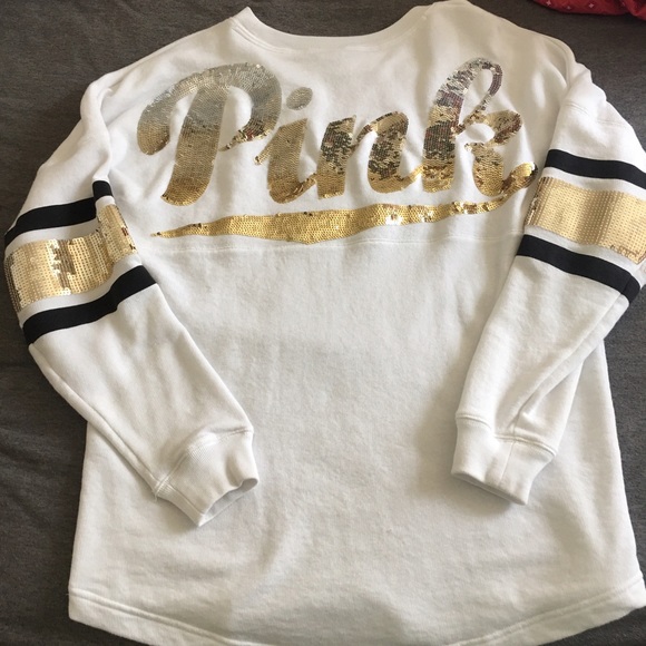 NWOT PINK by Victoria's Secret varsity crew