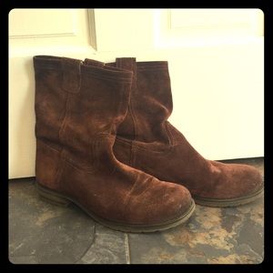 Slouchy Suede Ankle Boots