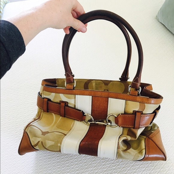 Leather Coach Handbag - Picture 2 of 4