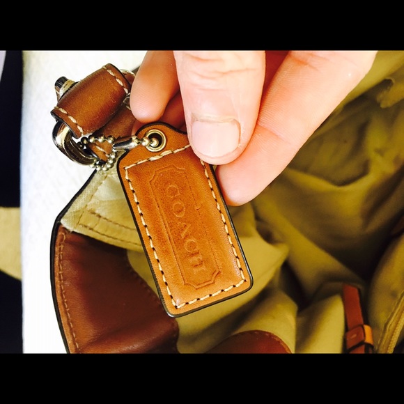 Leather Coach Handbag - Picture 3 of 4