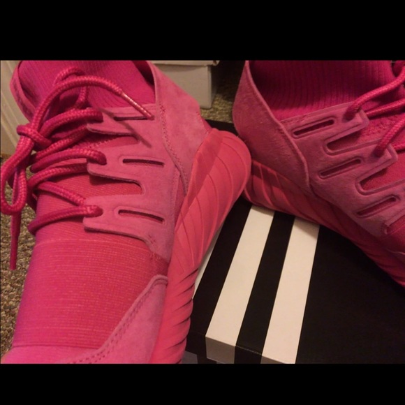 adidas Tubular Doom EQT Pink S74795 Men Size US 8.5 NEW  Adidas Tubular doom EQT Pink