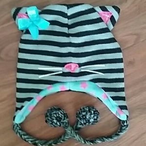 Kid's kitty winter hat