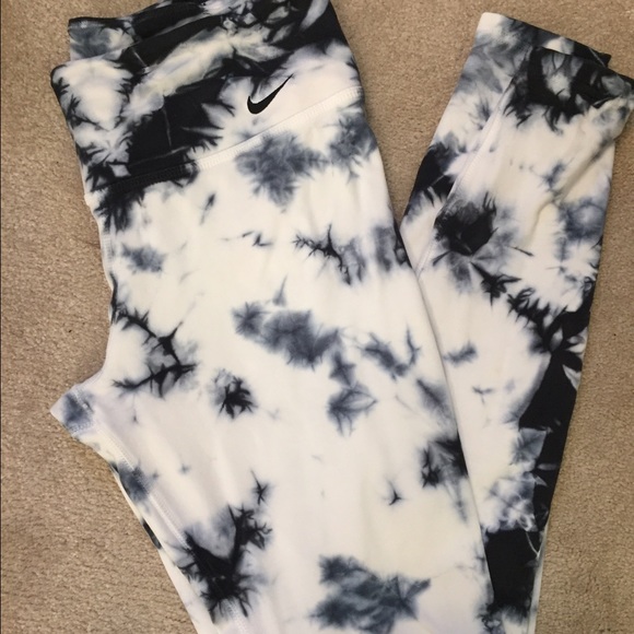 Nike tie dye full length running tights / leggings