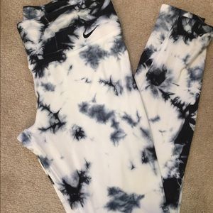 Nike tie dye full length running tights / leggings