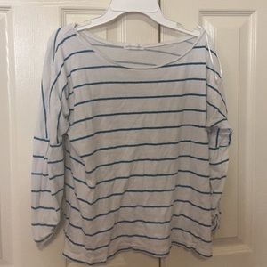💜SALE💜3/4 sleeve striped tee