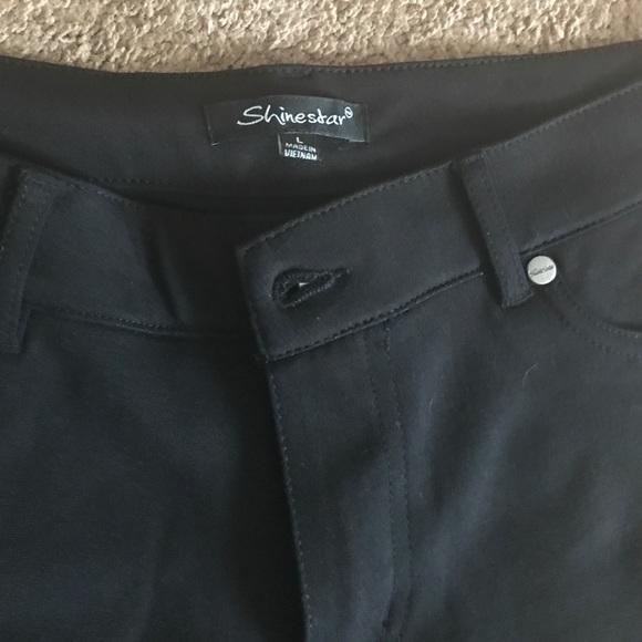 Black stretchy Jeggings Size L