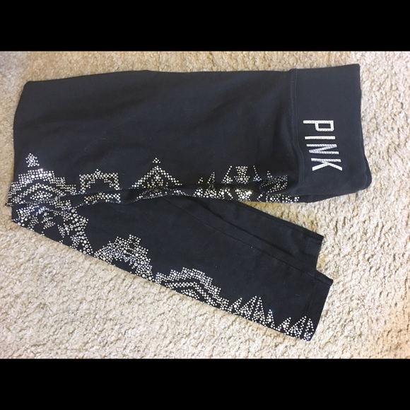 Rhinestone Victoria's Secret Leggings