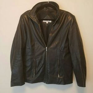 Black leather Jacket