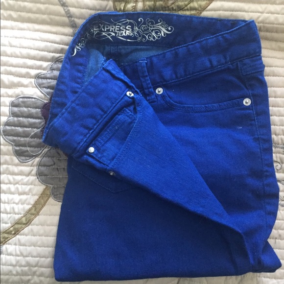 Express skinny jeans.