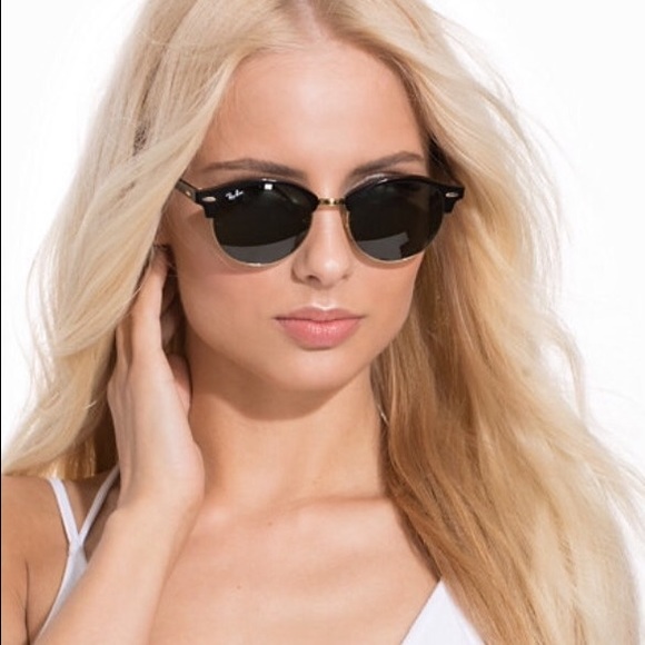 Ray-Ban Black Clubround Sunglasses