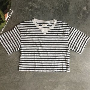 Madewell stripe box tee S