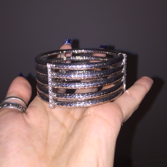 Silver bangle