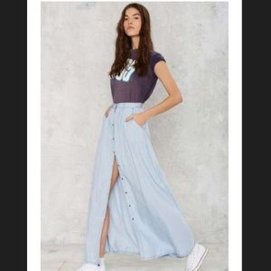 Nasty gal High waist maxi skirt