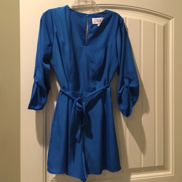 JACK women's royal blue romper size 8 polyester